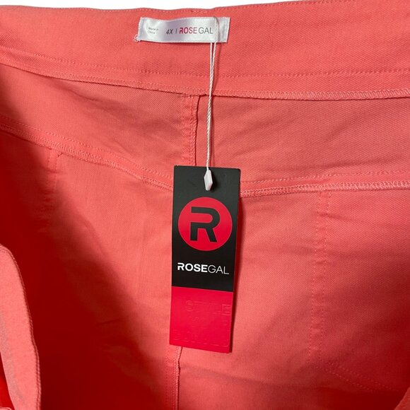 4X (fit like 3X) Cuffed Colored Shorts with Pockets NWT - Picture 8 of 8
